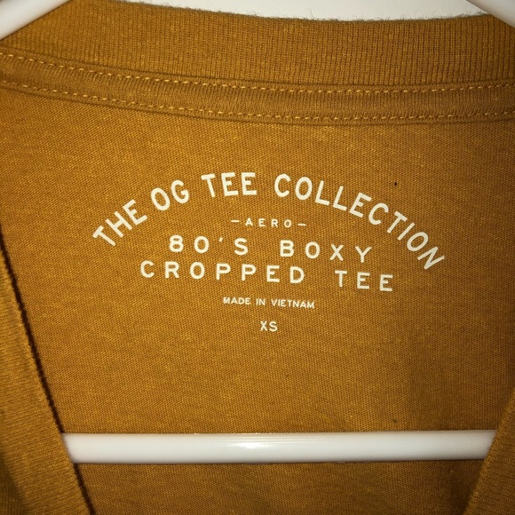 Cropped Mustard Yellow Top - Picture 2 of 2